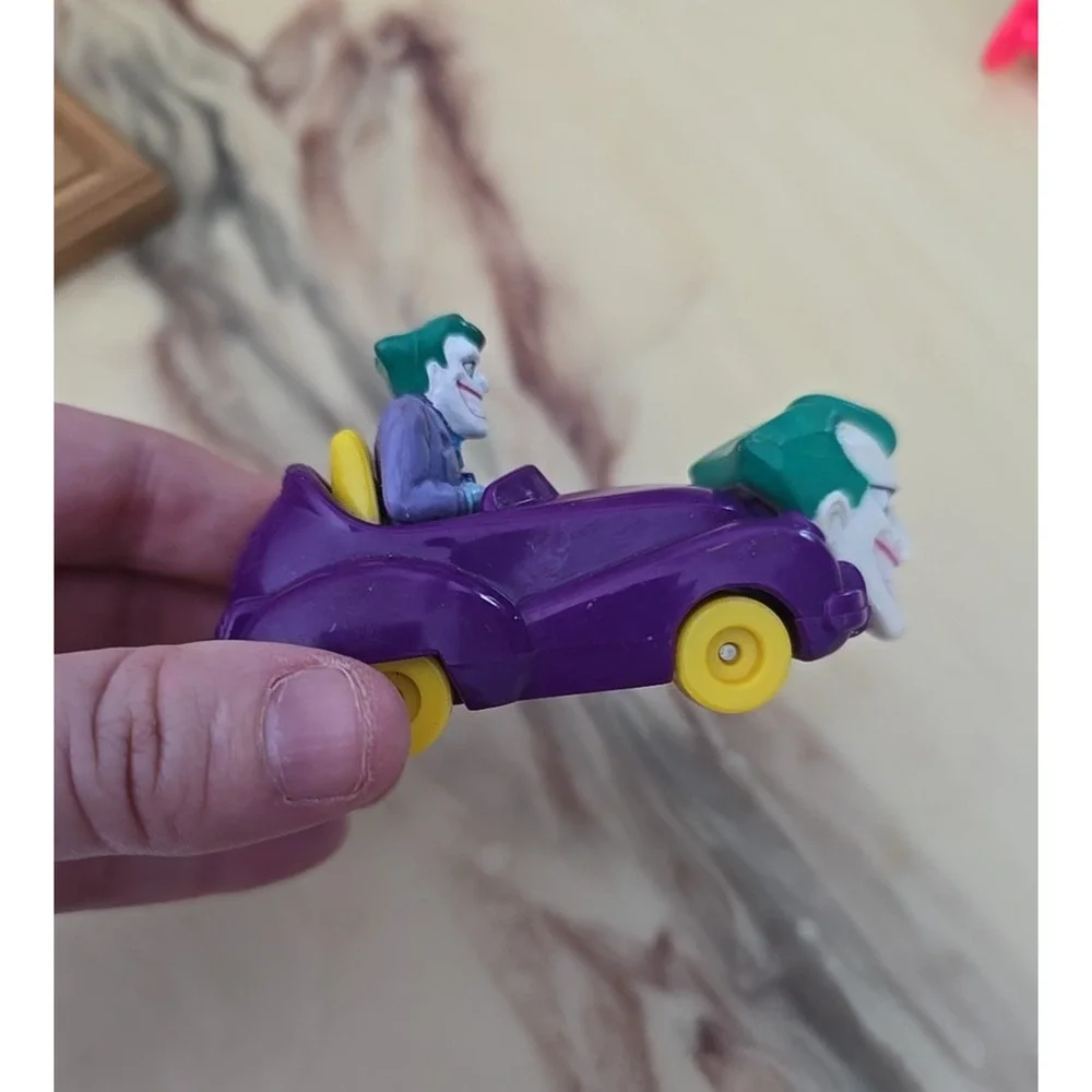 Vintage 1993 McDonald's Happy Meal Toy Joker Punch Car Vehicle Action Figure Toy